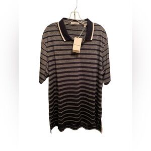 Ashworth “Driver” Navy Heather mens polo. Size XL. New with‎ tags